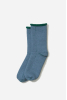 Double Face Sleeping Socks, Blue/Green