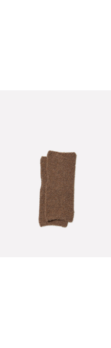 Seamless Hand Warmer, Wool Fleece, Brown