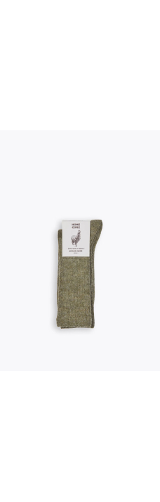 Earth Alpaca Socks, Olive
