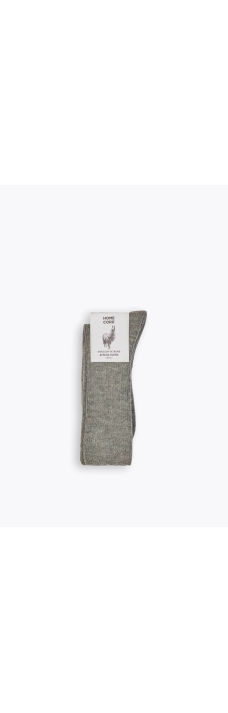 Earth Alpaca Socks, Steel Grey