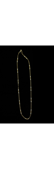 Ladder Neck, Brass Chain/Silver