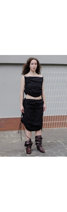 Pictorial Strap Skirt
