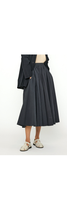 Papery Skirt, Navy/Black