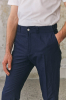 Jostha Trousers, Navy Linen