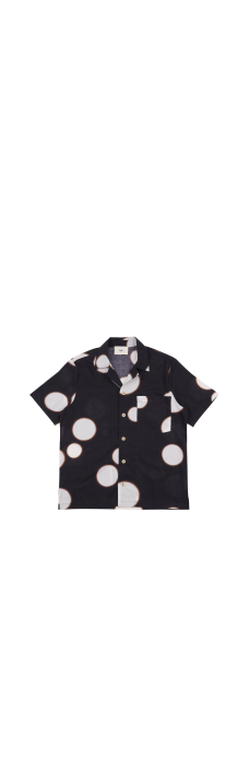 Soft Collar Shirt, Black Dot