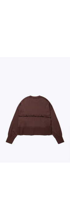 Keyhole Sweater, Chocolate