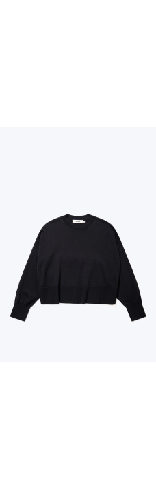 Keyhole Sweater, Black