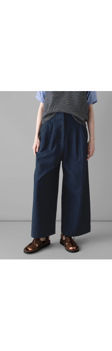Paper Bag Trousers, Chambray Blue