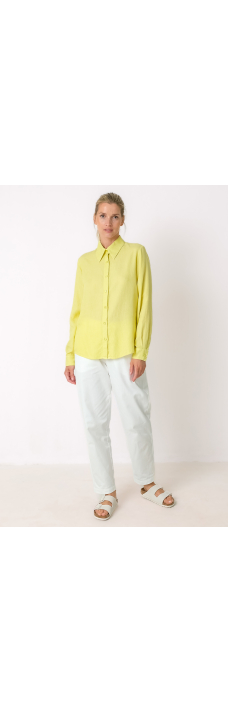 70s Shirt, Light Lime