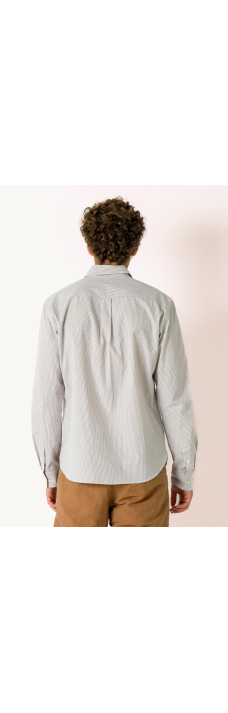 Formal Shirt, Thin Stripes B/W