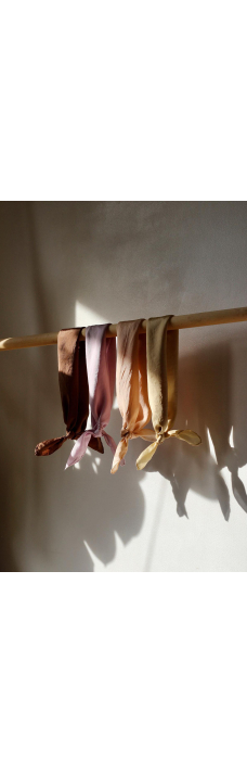 Silk Scarf M, Chocolate