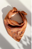 Silk Scarf M, Chocolate