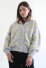 Gita Cardigan, Silver/Ginger