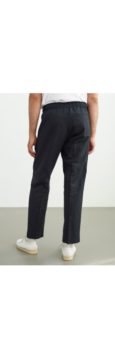 Max Trousers, Linen Black