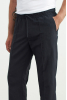 Max Trousers, Linen Black