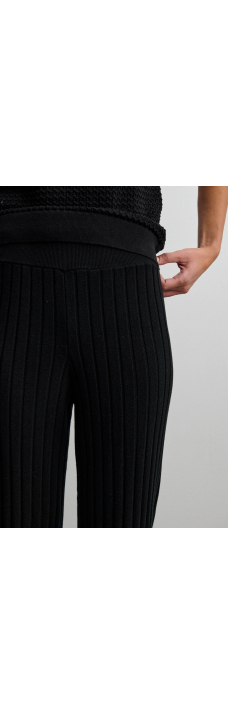Rib Pants, Black