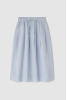 Garment Dyed Skirt, Egg Blue