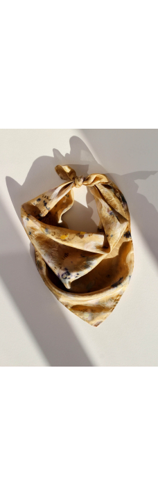 Silk Scarf M, Gold