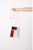 Mini Pleated Bag, Ruby