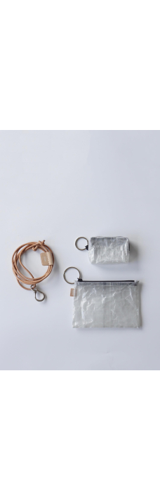 DCF Neck Holder Purse, White