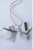 DCF Neck Holder Purse, White