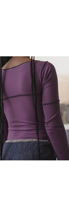 Cinder LS Tee, Venet Purple