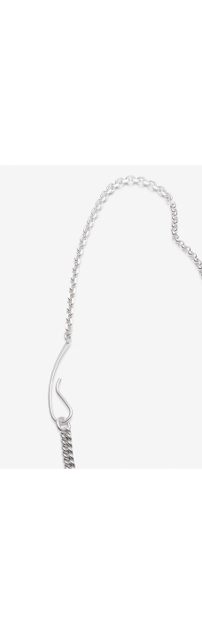 Three Chains Necklace Silver