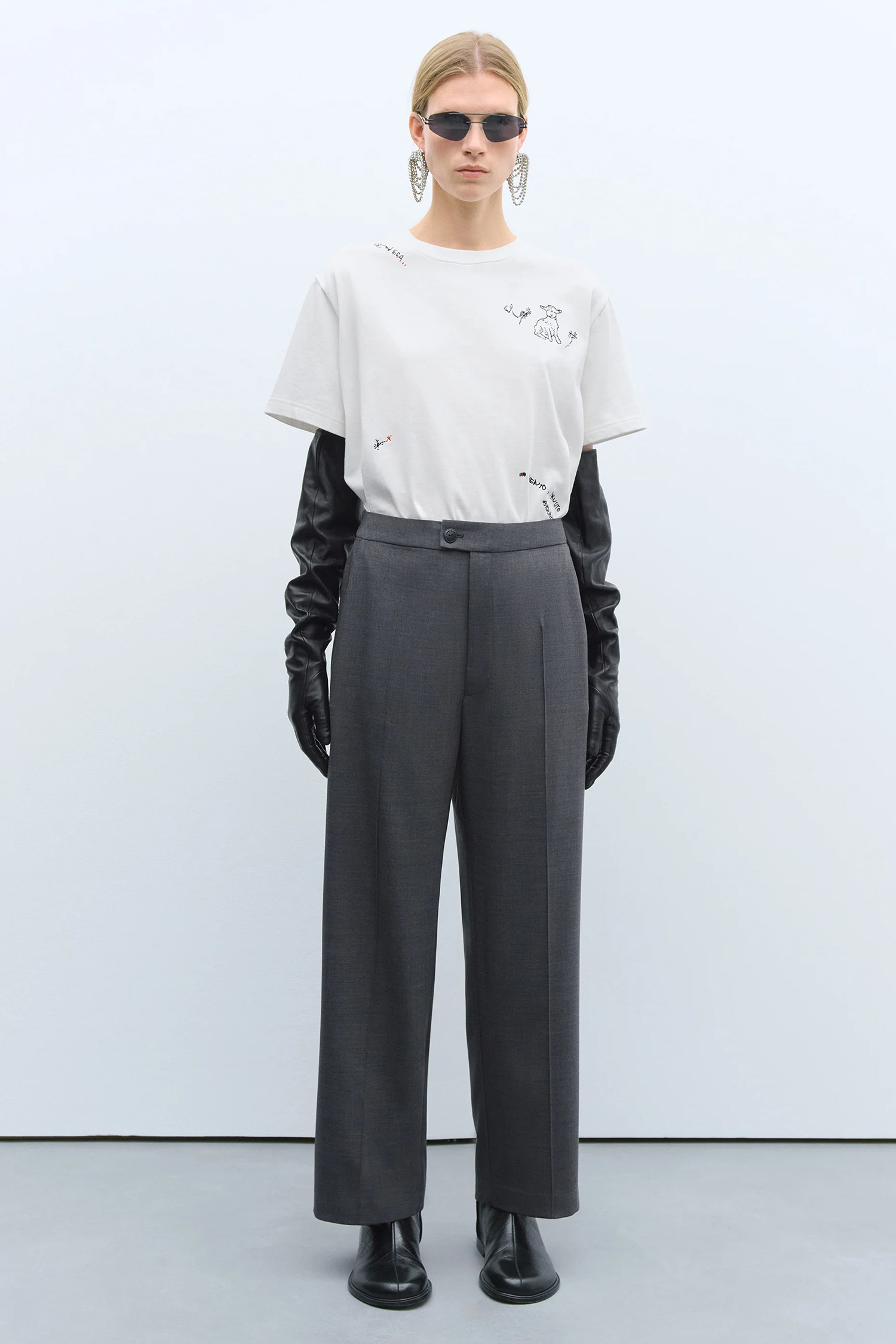 CORDERA コルデラ TAILORINGMASCULINEPANTS グレー Cordera - Tailoring Pants, Grey - OOID Store, CHF 359.00