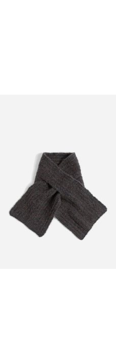Cross Scarf, Dark Plum