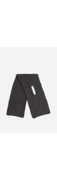 Cross Scarf, Dark Plum