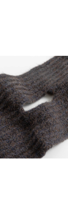 Cross Scarf, Dark Plum