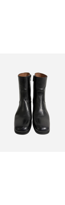 Daphne Heel Boots, Black