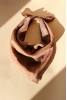 Silk Scarf S, Chocolate