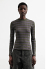 High Rains Top, Black/Grey