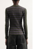 High Rains Top, Black/Grey