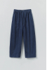 Barrel Leg Trousers, Denim Blue