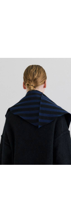 Danpen Scarf, Blue/Black