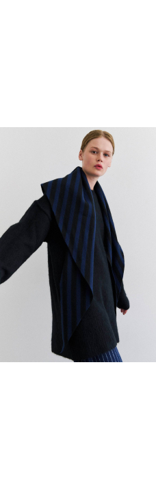 Danpen Scarf, Blue/Black