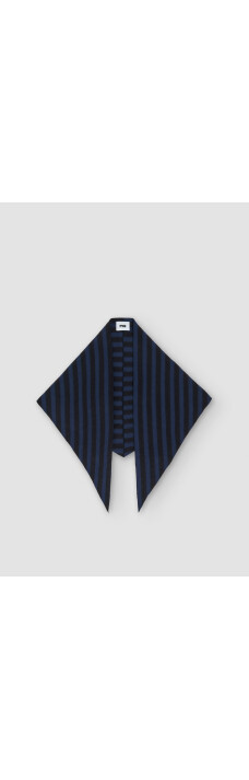 Danpen Scarf, Blue/Black