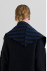 Danpen Scarf, Blue/Black
