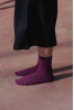 Rib Overankle Socks, Gesso Purple