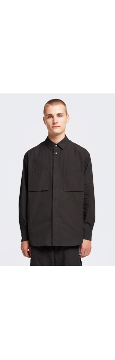 Offset Shirt, Jet Black