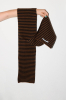 Rami Scarf, Brown/Black