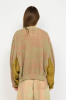 Rib Knit Sweater, Apricot/Apple