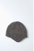Alpaca Boucle Ear Flap Beanie, D. Gray
