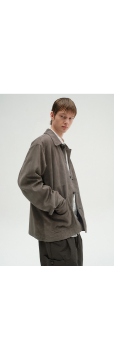 Capital Suede Jacket, Olive