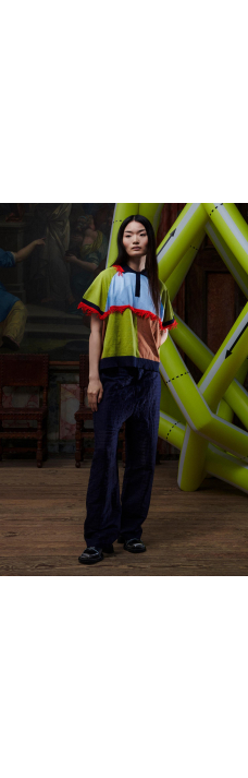 Suit Polo, Brown Green Zeppelin