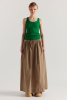 Duet Knit Singlet, Green