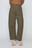 Curve Leg Work Trouser, Olive Green