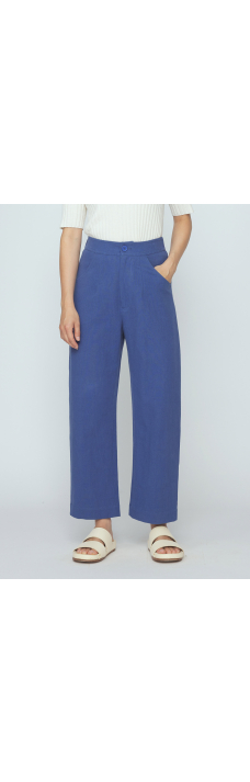 Curve Leg Trouser, French Blue